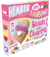 Hearts and Rainbows, Beads and Charms: Craft Kit for Kids WoodArtSupply
