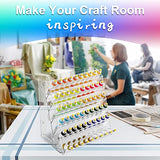 Acrylic Paint Organizer Wall Mount, Paint Holderbfor Craft Hobby Paint Storage, Acrylic Paint Storage, Craft Paint Storage, Paint Rack for 2 oz Homakover