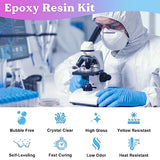LET'S RESIN Fast Cure Epoxy Resin,Demold in 4 Hours,72OZ Upgrade Quick Drying & Cystal Clear Resin,Bubble Free Epoxy Resin for Craft,Art, Resin LET'S RESIN