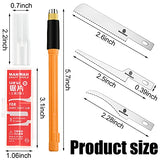2 Sets Mini Hobby Saw Blades Tools Include 1 Set Mini Hand Hobby Saw Model Tools and 1 Set Precision Cutter Craft Kit Modelling Knife DIY Razor Saw Honoson