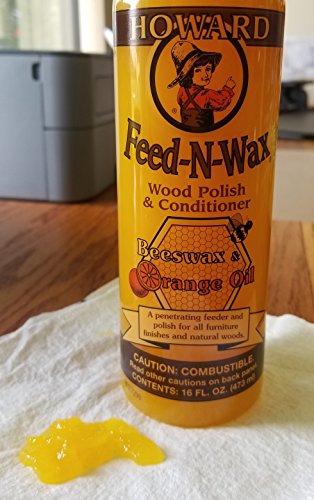 Howard Feed-N-Wax Wood Polish and Conditioner, 16-Ounce Howard Products