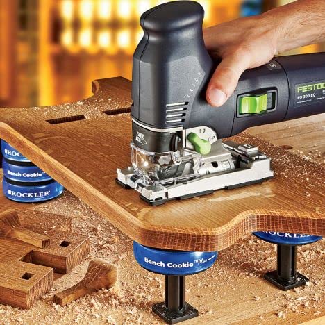 Rockler Work Bench Cookies Plus Work Grippers (4 Pack) Bench Cookies Protect Workpiece from Scratches and Benchtop Debris - Woodworking Kit for Most ROCKLER