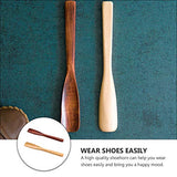 EXCEART Pocket Tool 2pcs Portable Solid Wood Shoehorn Tools for Boots Boot Inserts for Travel Shoe Horn Mini Funnel Stainless Steel Funnel Pro Tools EXCEART