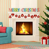 BROTOU 50PCS DIY Wooden Christmas Ornaments, Unfinished Wood Ornaments Crafts for Holiday, Festival, Wedding Party, Christmas Crafts for Kids BROTOU
