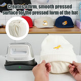 Goodcrafter Hat Press 6.3"x3.3" Hat Heat Press Machine for Caps,Curved,Ceramic-Coated Heat Plate, Easy Temperature Control with Safety Base & Goodcrafter