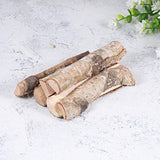 Happyyami Mini Birch Logs 8pcs Christmas Birch Logs Natural Small Wooden Sticks with Bark Unfinished Wood Log DIY Crafts for Xmas Holiday Table Happyyami