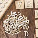 306 Pieces 1-1/4 Inch(1.25") Small Unfinished Wooden Letters and Wooden Numbers Decorative Font Alphabet Letters for Scrapbooking DIY Crafts Homemade Cregugua