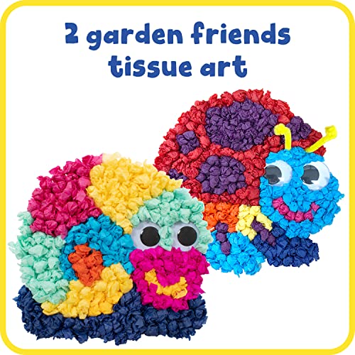 READY 2 LEARN Big Craft Combo Box - 800+ Pieces - 16 Projects for Kids Ages 4-8 - All in One Craft Kit - Paper Bag Puppets, Dough Creations and More! READY 2 LEARN