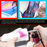 MEEDEN Airbrush Paint Set, 60 Colors/30ml Airbrush Paints Contain Metallic and Neon Paints, Ready to Spray, Water Based, for Wood, Models, Leather MEEDEN