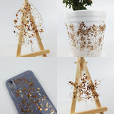 TWINKLING Natural Colored Mica Flakes, Gilding Flakes, Mica Flakes Glitter,Mica Flakes Leaf for DIY Resin Art Crafts, Nail Art, Painting,Jewelry TWINKLING