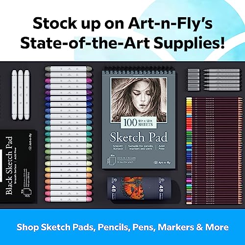  Art-N-Fly Watercolor Paper Pad 9x12 2 Pack - Cold