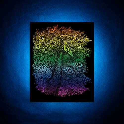 Royal and Langnickel Rainbow Engraving Art, Peacock - WoodArtSupply