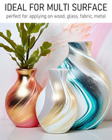 Nicpro Metallic Acrylic Paint Set (8.45 oz, 250 ml), 20 Colors Large Acrylic Paint Bulk, Non Toxic Art Painting Supplies for Multi Surface Canvas Nicpro