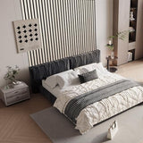 2 Pack Acoustic Wood Wall Panels, 47.2'' x 23.6'' Wood Slat Wall Panels for Interior Wall Decor 3D Fluted Sound Absorbing Panel, White Vine DGSL