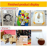 Basswood Sheets, 30 Pack Unfinished Wood, Rectangle Thin Plywood Wood Sheets for Crafts, Wood Burning and CNC Cutting, Wooden DIY Ornaments SIWUCHYE