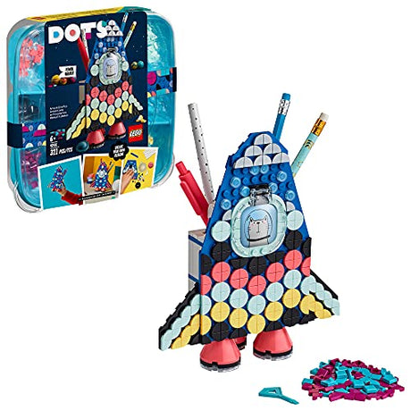 LEGO DOTS Pencil Holder 41936 DIY Craft Decoration Kit; Makes a Great Creative Gift for Kids; New 2021 (321 Pieces) LEGO