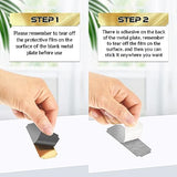 Therwen 60 Pcs Name Plates Laser Engraved Brushed Solid Brass Plate Personalized Plaque Blank Custom Name Tag Frame Name Label with Adhesive Backing Therwen