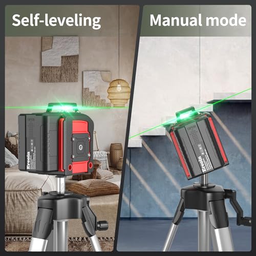 8 Line Laser Level 2×360° Leveling Green Laser Self Level Tool