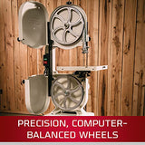 JET 14-Inch Woodworking Bandsaw, 1 HP, 1Ph 115/230V (JWBS-14CS) Jet