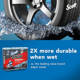 Scott® Shop Towels Original™ (75143), Original Blue Shop Towels, 9.4"x11" sheets, 10 Packs of 3 Rolls (55 Towels/Roll, 30 Rolls/Case, 1,650 SCOTT SHOP ORIGINAL