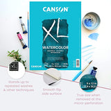 Canson XL Watercolor Pad 9"x12" 30 Sheets + Watercolor Painting Set W/Tin Canson