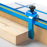 POWERTEC 71135-P2 2-1/4-Inch Fence Flip Stop for Woodworking, 2PK POWERTEC