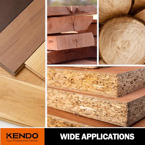 KENDO 1-Pack 10 Inch 40T Carbide-Tipped Circular Saw Blade with 5/8 Inch Arbor, Professional ATB Finishing Woodworking Miter/Table Saw Blades for Kendo