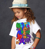 Splat Planet Color in Dinosaur T-Shirt with 10 Non-Toxic Magic Pens color your own t shirt - Color in and Wash Out and Color in Again T-Shirt Splat Planet
