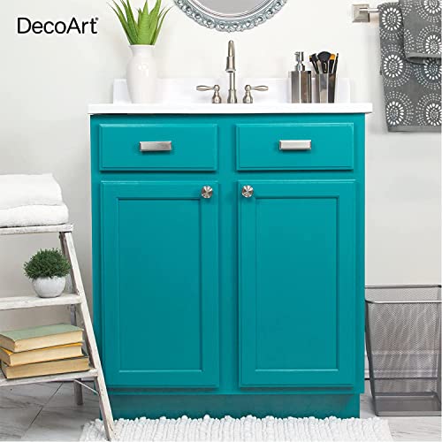 DecoArt Americana Decor Satin Enamels Paint - 2 Pack 8 oz Warm White Acrylic for Home Kitchen Wall Art- Furniture Supplies, Art Supplies Touch Up DecoArt