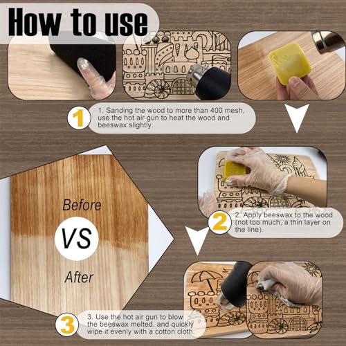 11 PCS Wooden Burning Paste Kit，4 OZ Marker Paste for Wood Burn Set, Burning Markers on Wood Surface, Accurately & Easily Burn Designs on Wood, EIGTWEN
