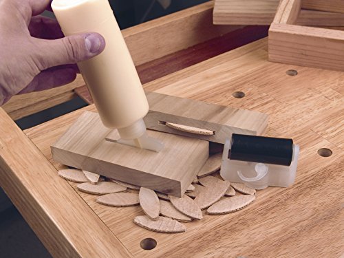 wolfcraft 2923405 Compressed Wafer Shaped Wood Joining Biscuits, #20, 50 Piece Bag - WoodArtSupply