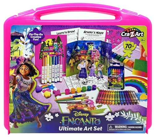 Cra-Z-Art Disney Encanto Ultimate Art Studio, Rainbow Kids Art Set for Ages 4 and Up - WoodArtSupply