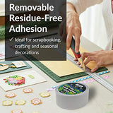 HIPPIE CRAFTER Clear Double Sided Tape for Crafts 2 inch Wide Heavy Duty Adhesive Tape Two Side Strong Sticky Thin Heavy Duty Mounting for Poster HIPPIE CRAFTER