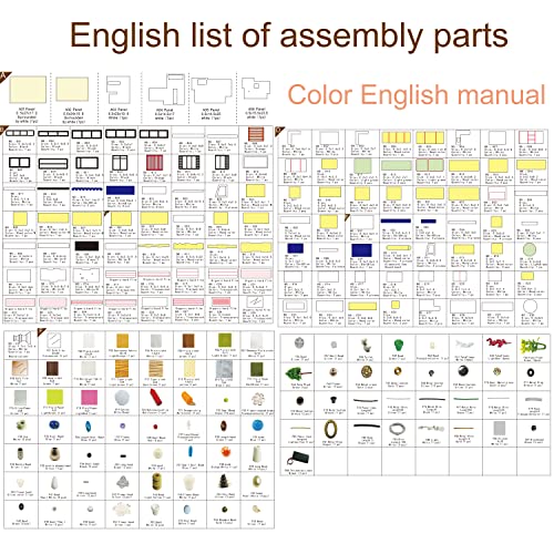 Spilay Dollhouse Miniature with Furniture,DIY Kit Mini Modern Villa Model with Music Box,1:24 Scale Creative Doll House Best Christmas Birthday Gift Spilay