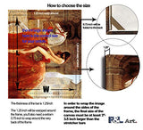 DIY Solid Wood Canvas Frame Kit 16 x20 Inch for Oil Painting & Wall Art - Customized Wooden Art Frames for Paintings & Canvases - Easy to Build P&L ART.