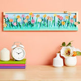 4 Pack Unfinished Wood Panels for Painting, DIY, Arts and Crafts, Deep Cradle Boards, 6x23 Inch Wood Canvas, Blank Wooden Sign for Wall, Home, Bright Creations