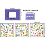 chiazllta 24 Packs Easter Kid's Craft Kits Easter Bunny Egg DIY Picture Frame Craft Suitable for Easter Class Game Activities Gift for Kids chiazllta