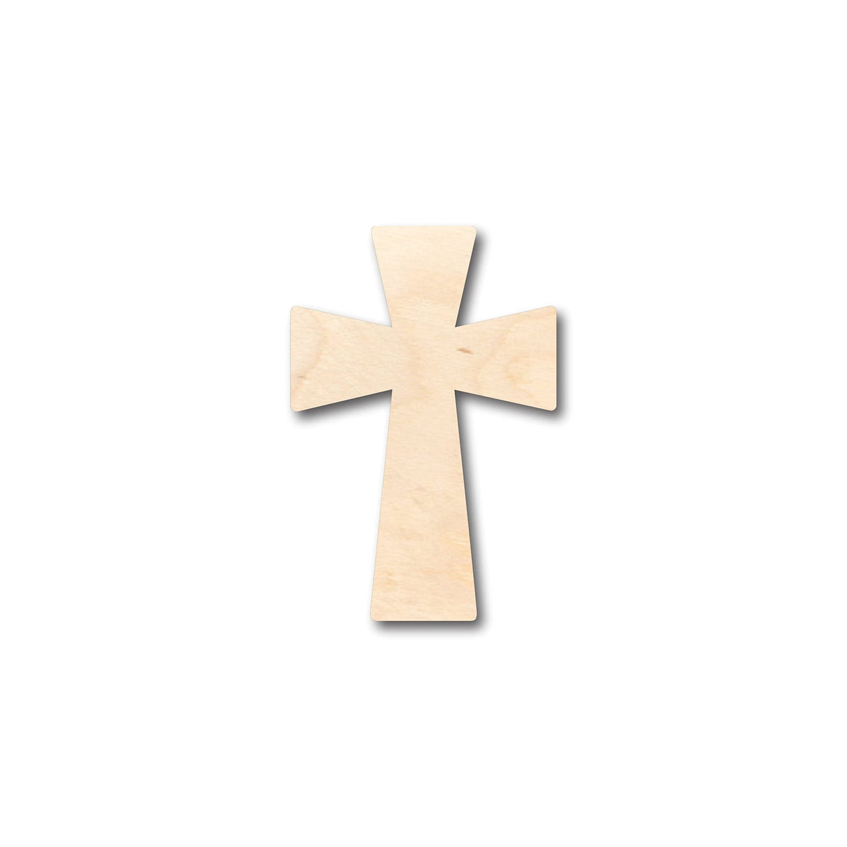 Unfinished Wood Germanic Cross Shape - Craft - up to 36" DIY 12" / 1/4" 24 Hour Crafts