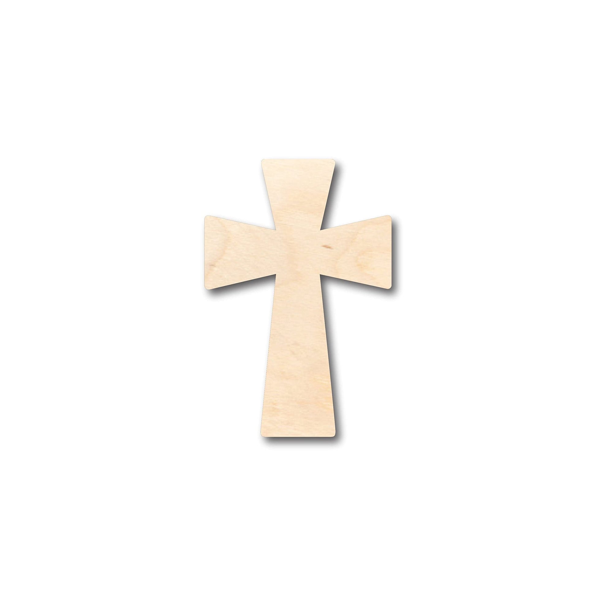 Unfinished Wood Germanic Cross Shape - Craft - up to 36" DIY 12" / 1/4" - WoodArtSupply