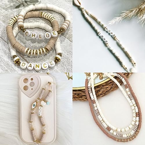  Anihee 6000pcs Clay Beads Bracelet Making Kit, 24