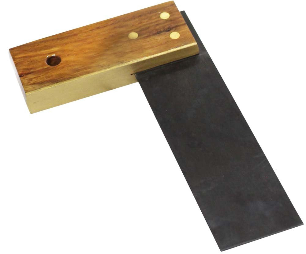 ToolUSA 6" Carpenter's Try Square | Wood & Metal Construction | Compact & Dependable | Essential Precision Tool for Accurate Angles ToolUSA