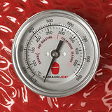 Kamado Joe KJ23RHC Classic Joe II 18-inch Charcoal Grill with Cart and Side Shelves, Blaze Red Kamado Joe