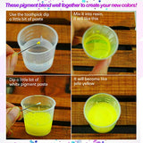 LET'S RESIN Opaque Resin Pigment,10 Colors Epoxy Resin Pigment Paste Each 0.35oz,High Pigmented Resin Coloring Paste,Resin Colorant for Epoxy Resin LET'S RESIN