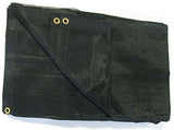 Mytee Products 12'x20' Black 70% Shade Mesh Tarp for Outdoor w/Grommets - 6 Oz Extra Durable Heavy Duty Mesh Tarps for Dump Truck, Rolloff Trucks - Mytee Products