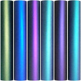 MiPremium Chameleon Heat Transfer Vinyl Iron On HTV Compatible with Cricut Air & Expression Silhouette Cameo & Other Cutters. Assorted Gradient MiPremium