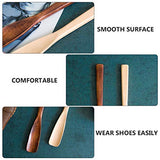 EXCEART Pocket Tool 2pcs Portable Solid Wood Shoehorn Tools for Boots Boot Inserts for Travel Shoe Horn Mini Funnel Stainless Steel Funnel Pro Tools EXCEART
