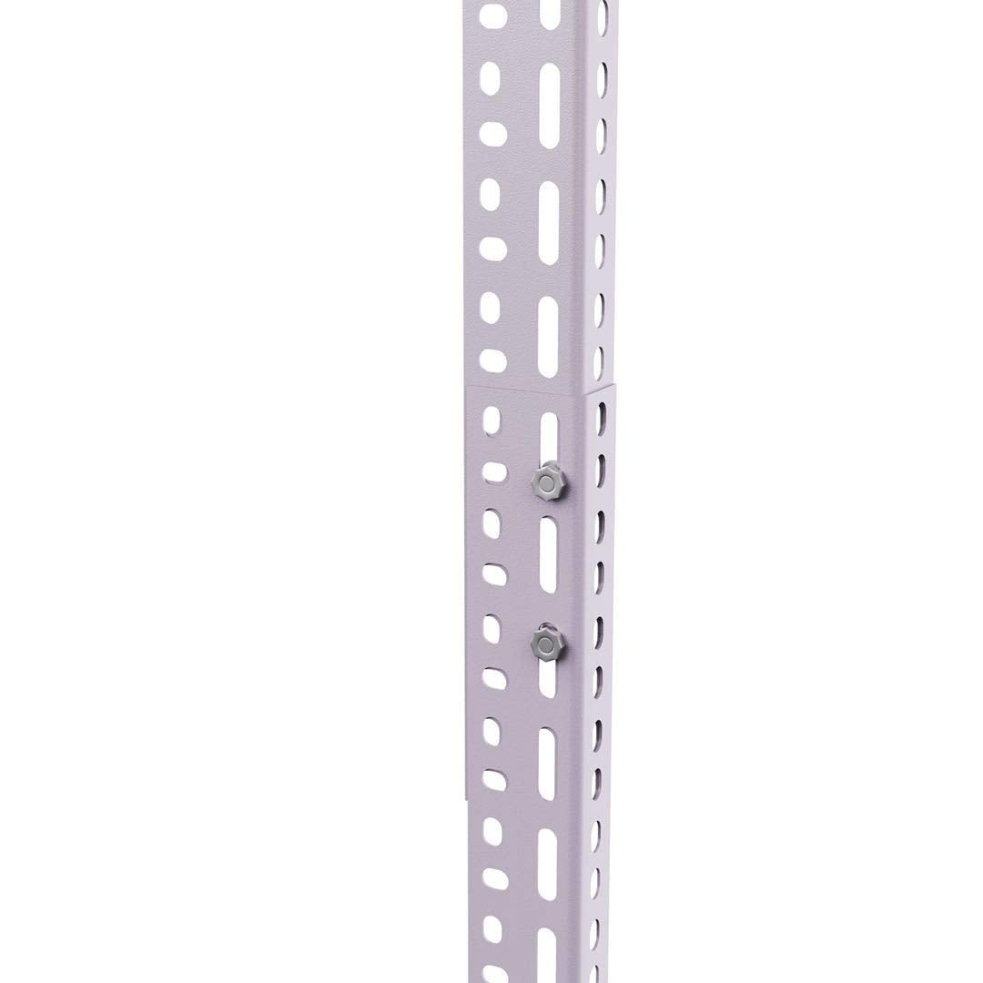 4×8 Adjustable Ceiling Rack for Garage Storage Mount Storage Heavy Duty (54"-96") Length x 48" Width x (20''-36") Highly, White - WoodArtSupply