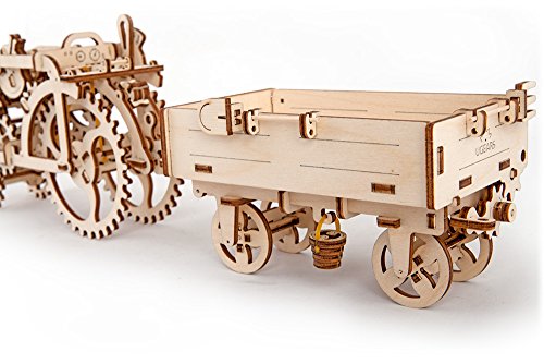 UGEARS Tractor Trailer Mechanical 3D Puzzle Ugears
