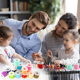 KAMJUNTAR Lanyard String,15 Rolls Gimp String Plastic Lacing Cord Plastic String Lanyard Kit for Friendship Bracelets Jewelry Making DIY Craft KAMJUNTAR