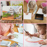 ESRICH Canvas Boards for Painting 8x10in,28 Pack Bulk Canvases for Painting - 100% Cotton Canvas Panels for Oil, Acrylic & Watercolor Painting. ESRICH